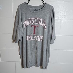 Champion Gray Transylvania Athletics Tee Shirt